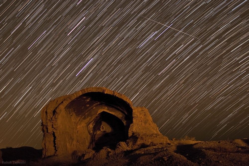 Quadrantids over Qumis