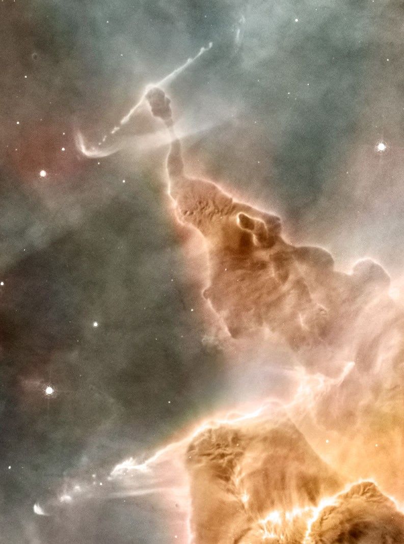 Dust Pillar of the Carina Nebula