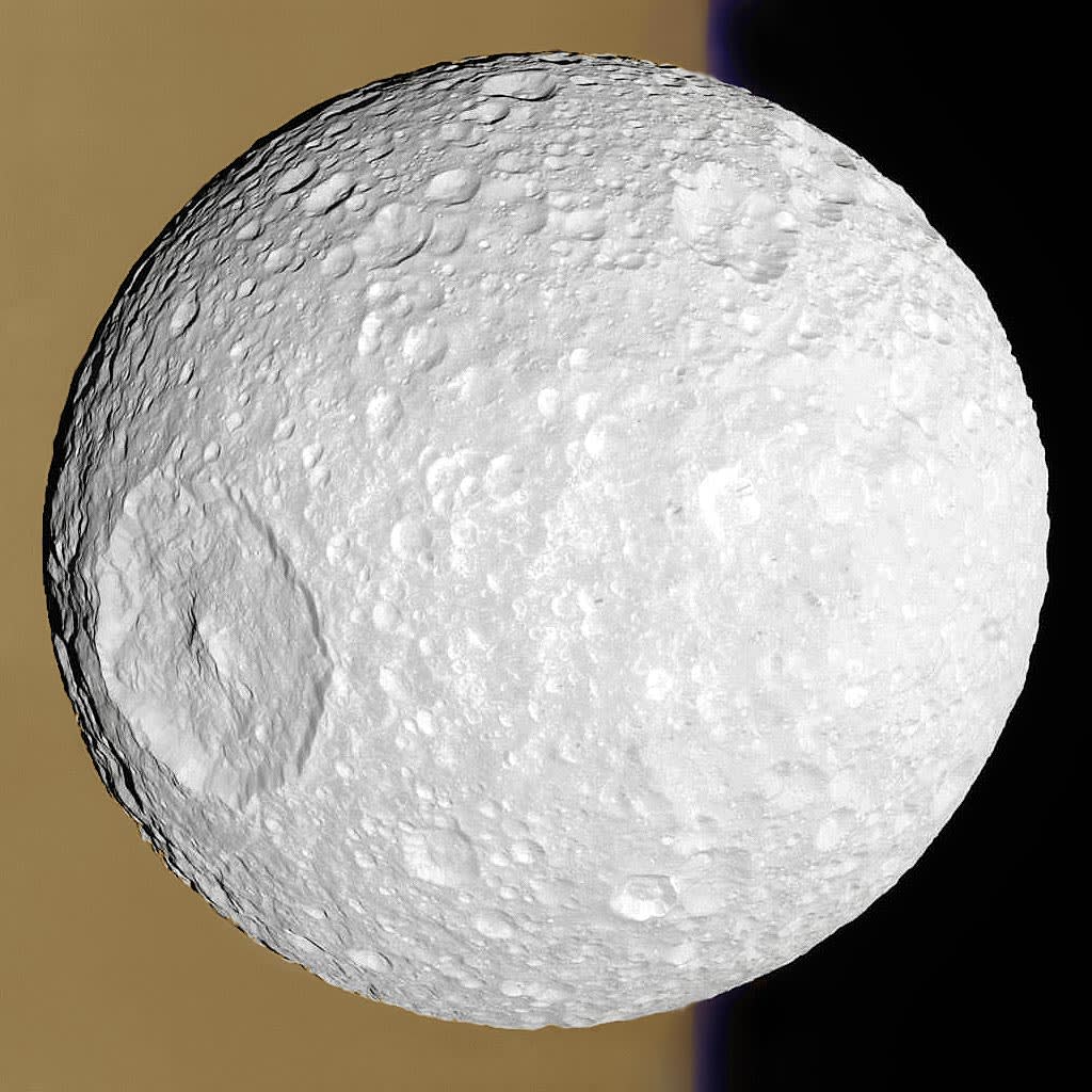 Mimas: Small Moon with a Big Crater