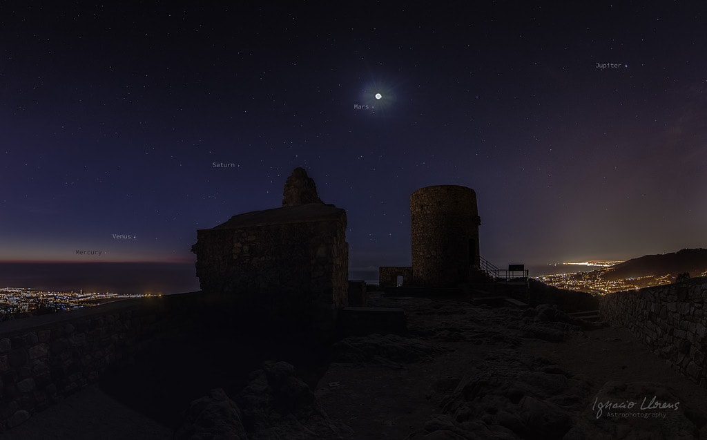 Five Planets at Castell de Burriac