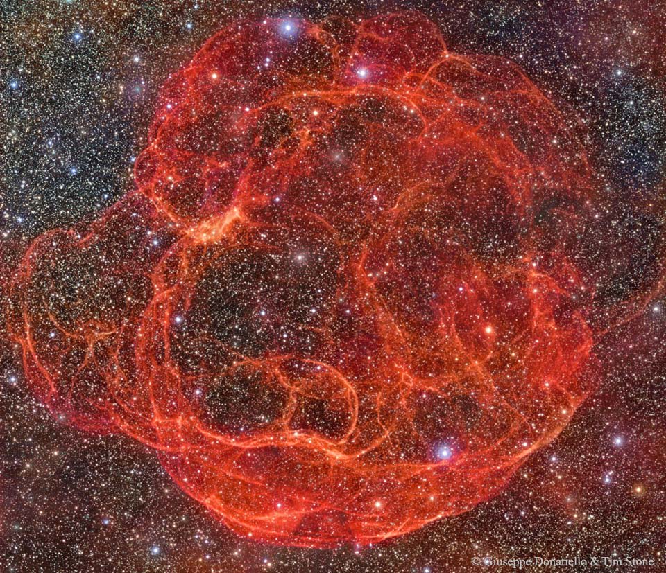 Supernova Remnant Simeis 147: The Spaghetti Nebula