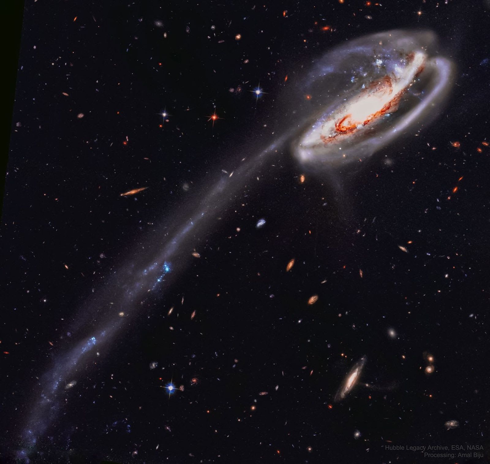 The Tadpole Galaxy from Hubble