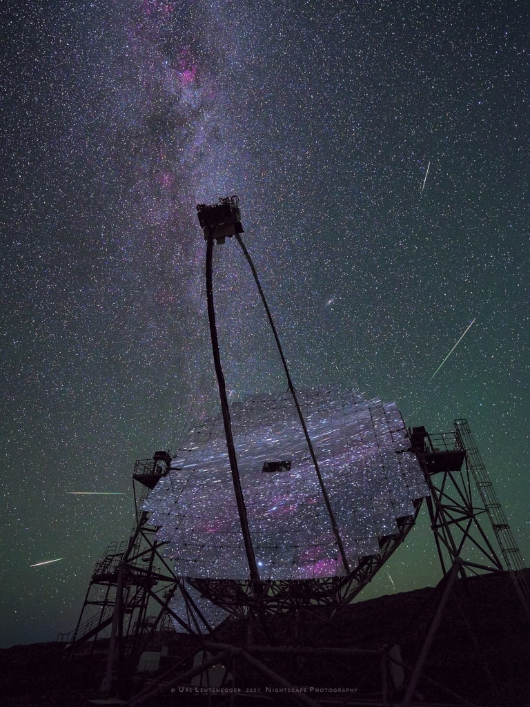 Perseids and MAGIC