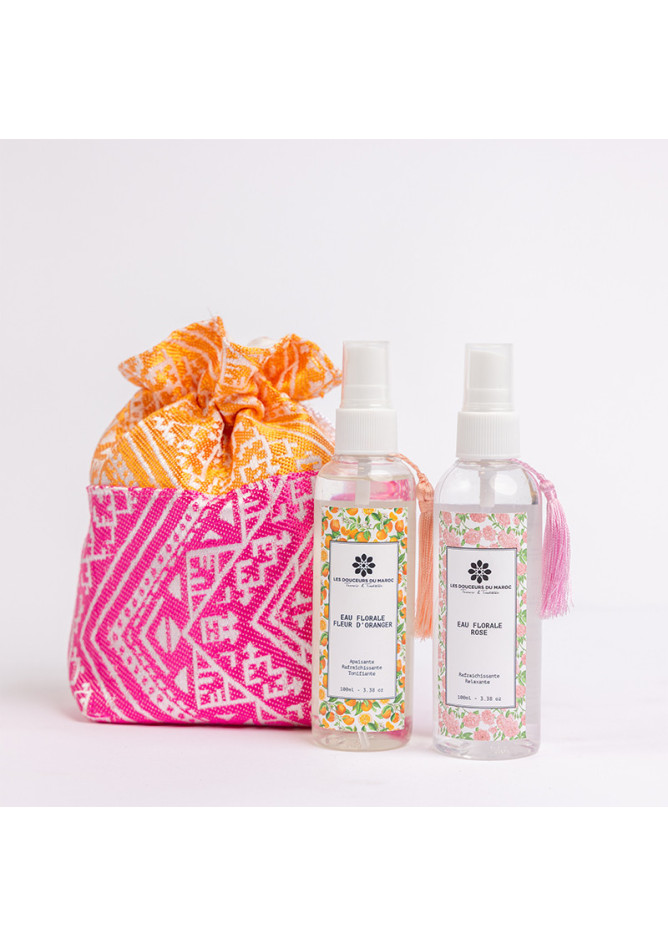 Coffret Trésors floraux, produit artisanal des coopératives marocaines