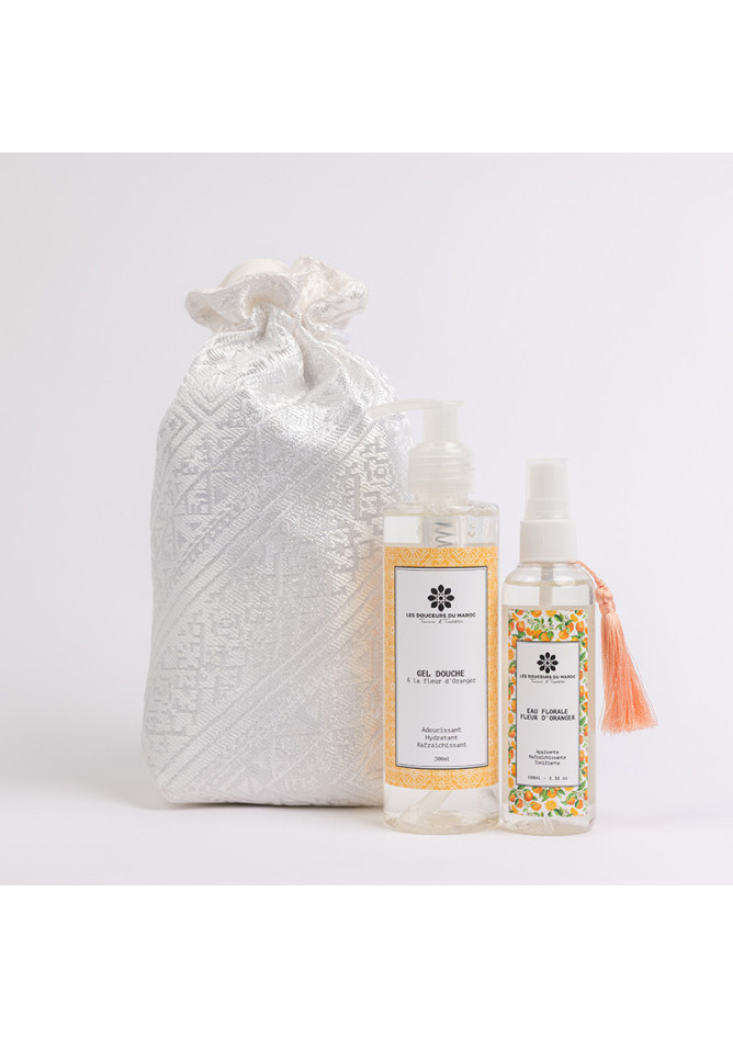Coffret Fleur d'oranger, produit artisanal des coopératives marocaines