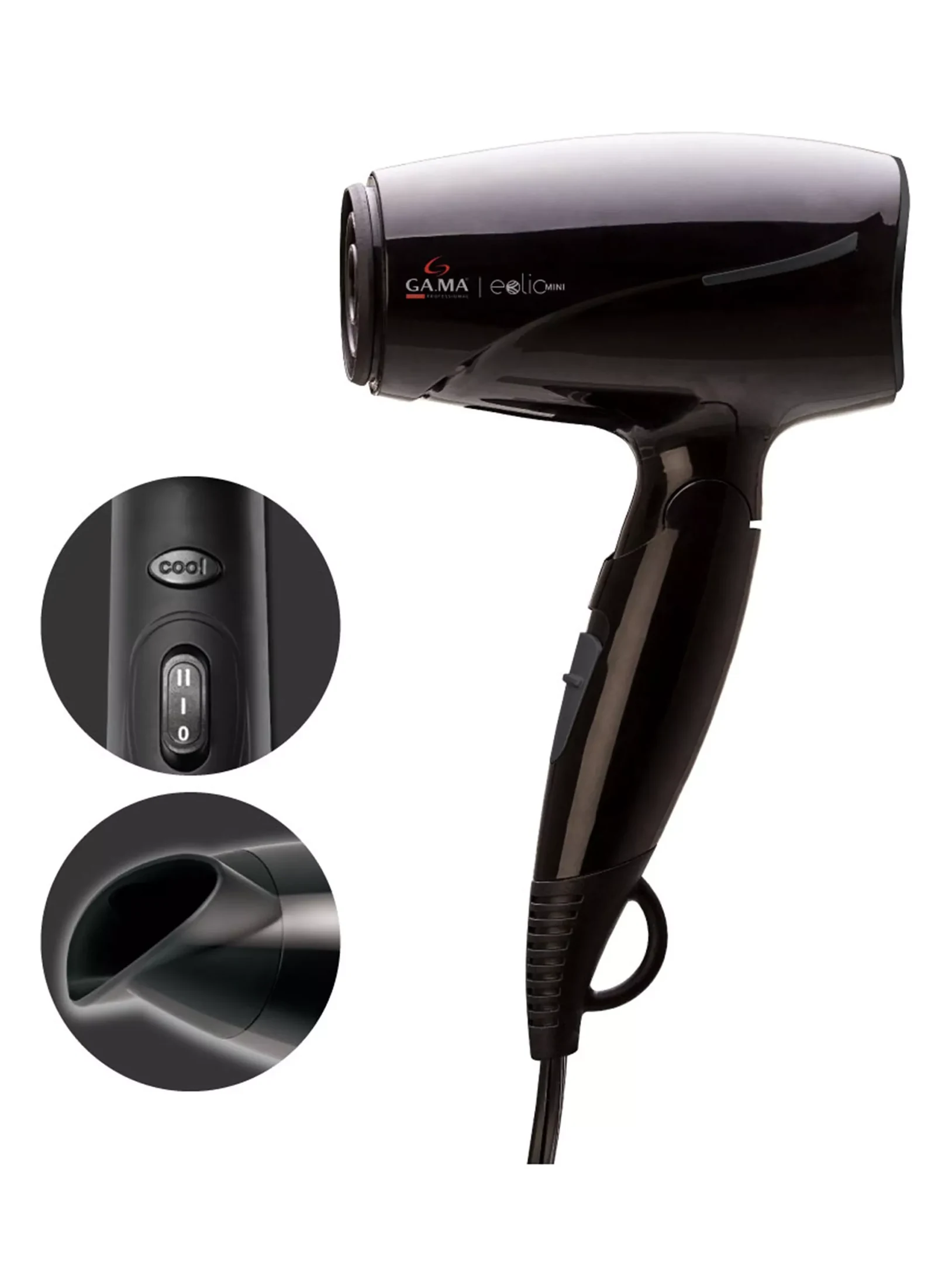 Secador GAMA Eolic Mini Negro — miniatura 2