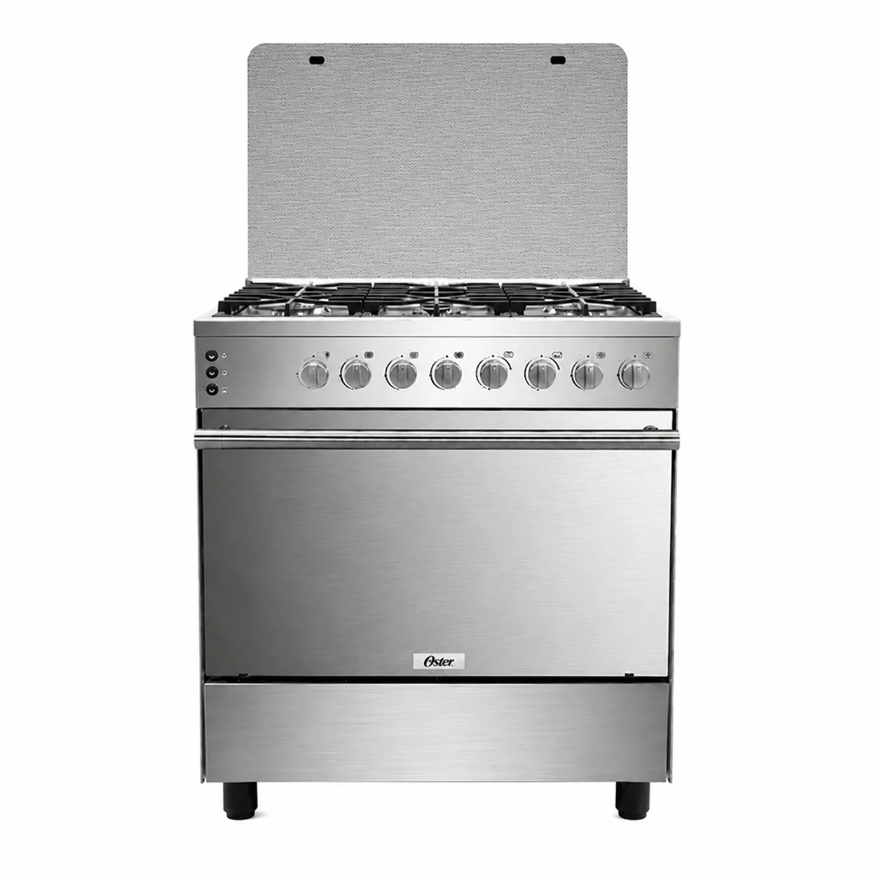 Cocina clásica Oster 6h 80 cm inox con grill a gas — imagen 1