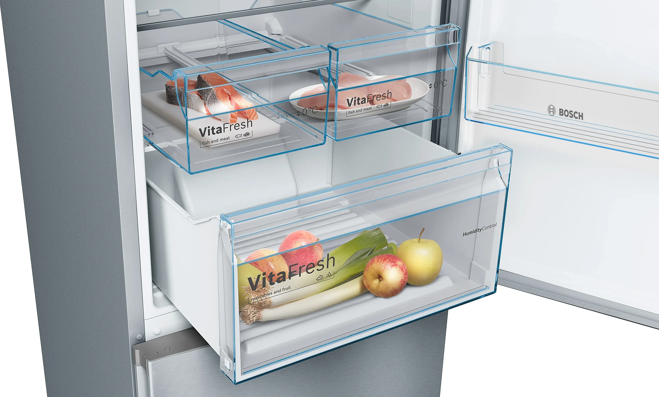 Refrigeador combinado de libre instalación Serie 4 — miniatura 4