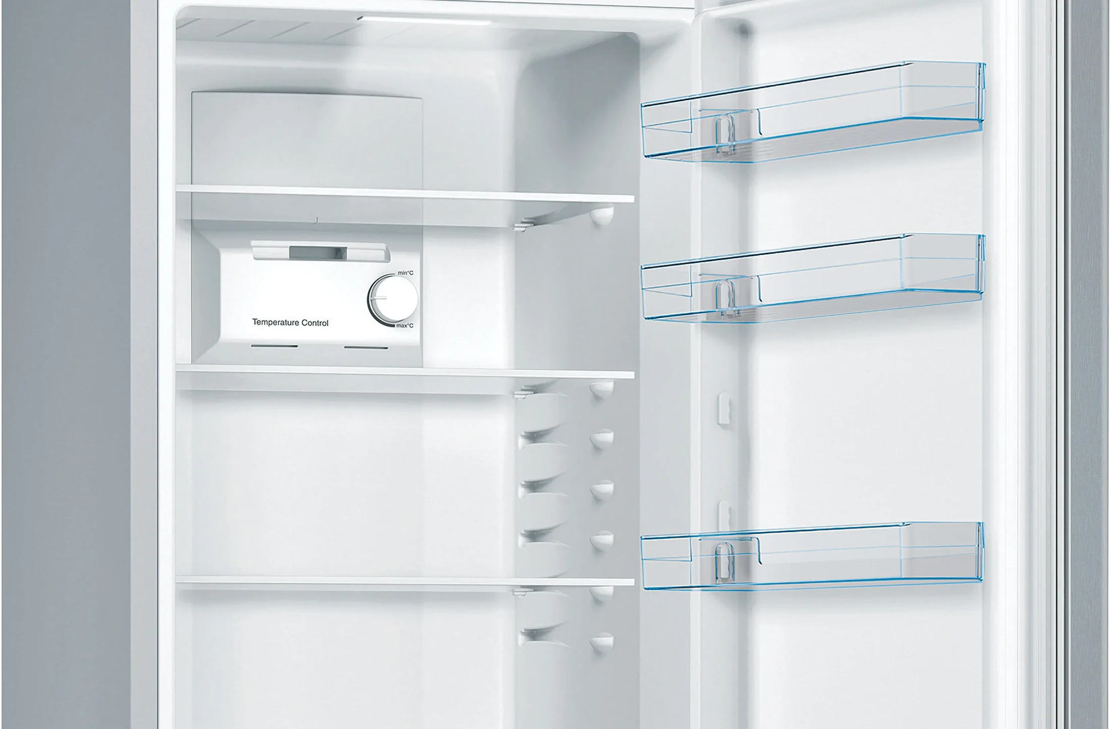 Refrigerador combinado de libre instalación, Acero mate Serie 2 — miniatura 4