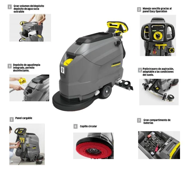Fregadora-aspiradora KARCHER BD 50/50 C Classic Bp Pack — miniatura 3