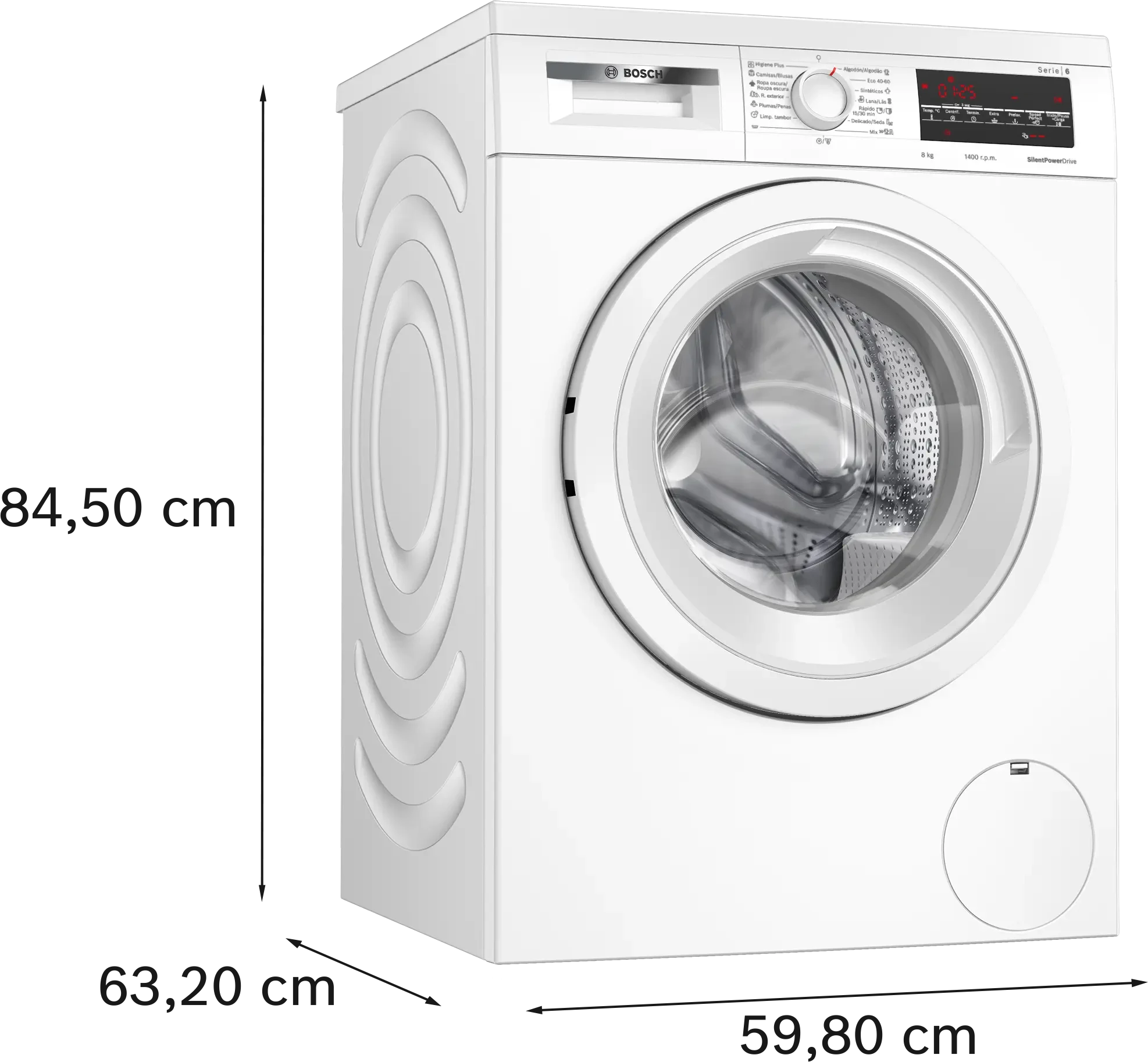 Lavadora BOSCH Blanco 8kg — miniatura 2