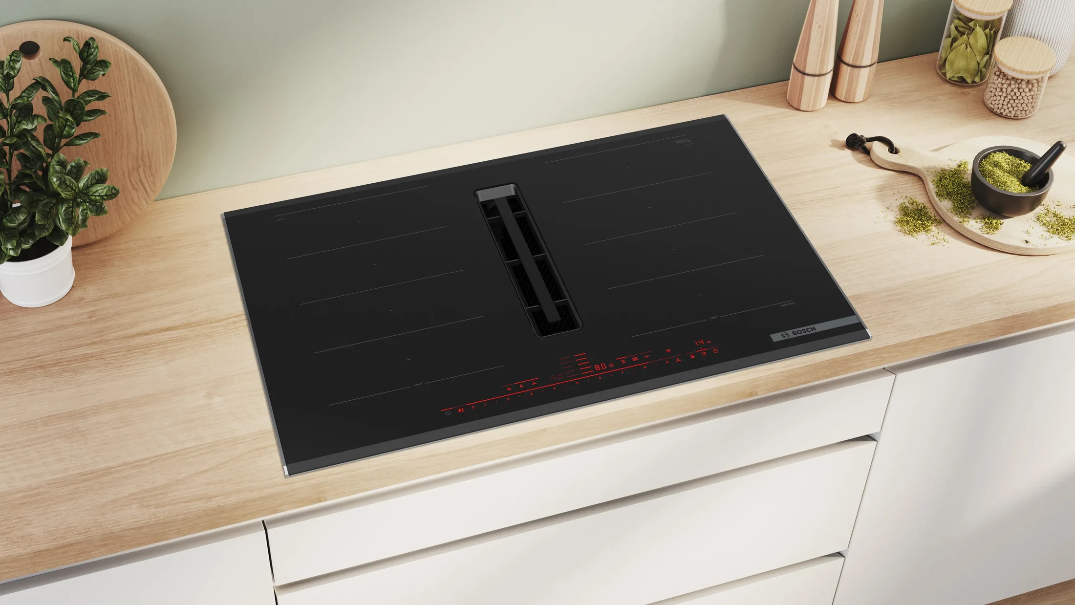 Placa de Inducción con Extractor Intregrada BOSCH
