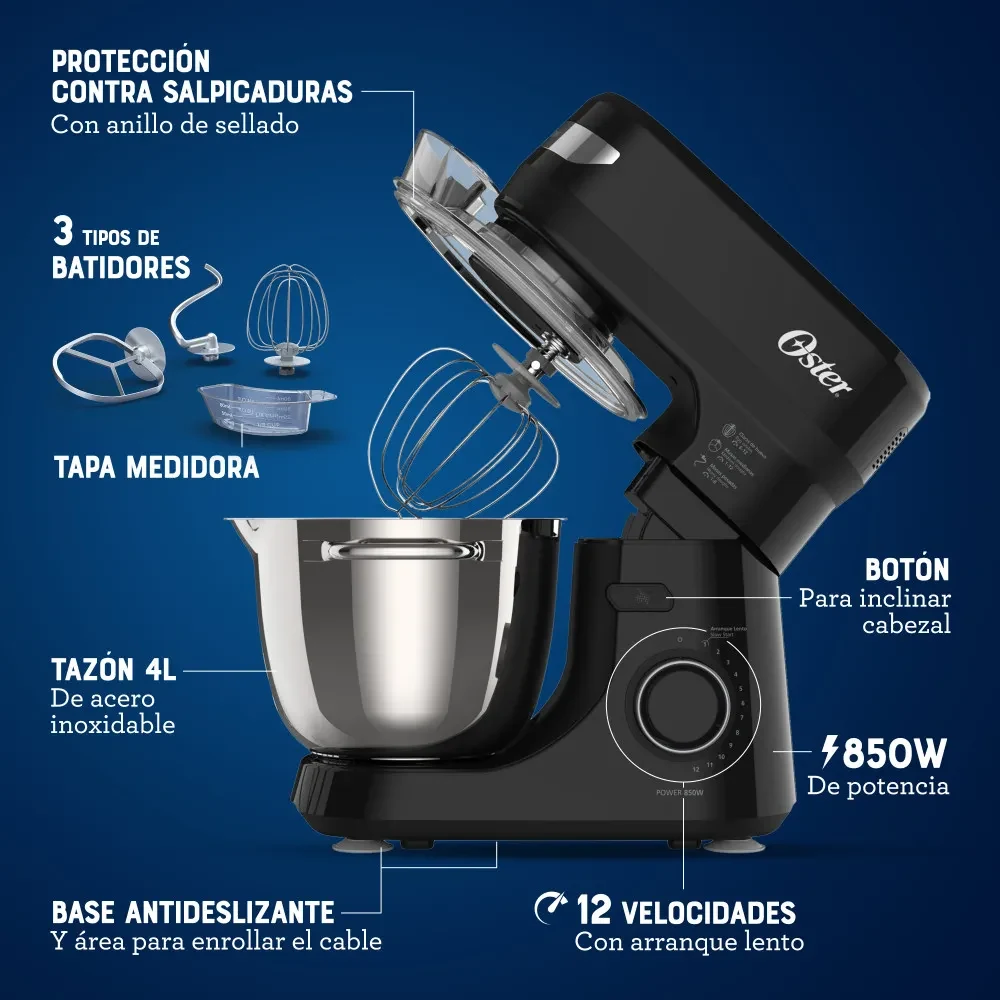 Batidora Planetaria OSTER 12 velocidades — miniatura 5