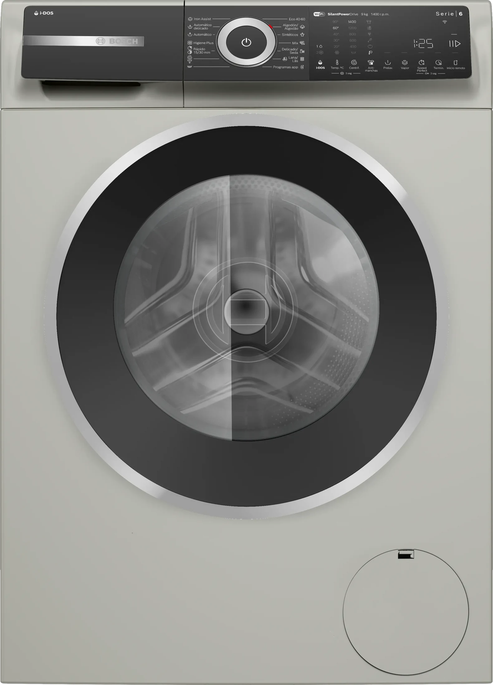 Lavadora BOSCH 9kg Acero Inox — miniatura 2