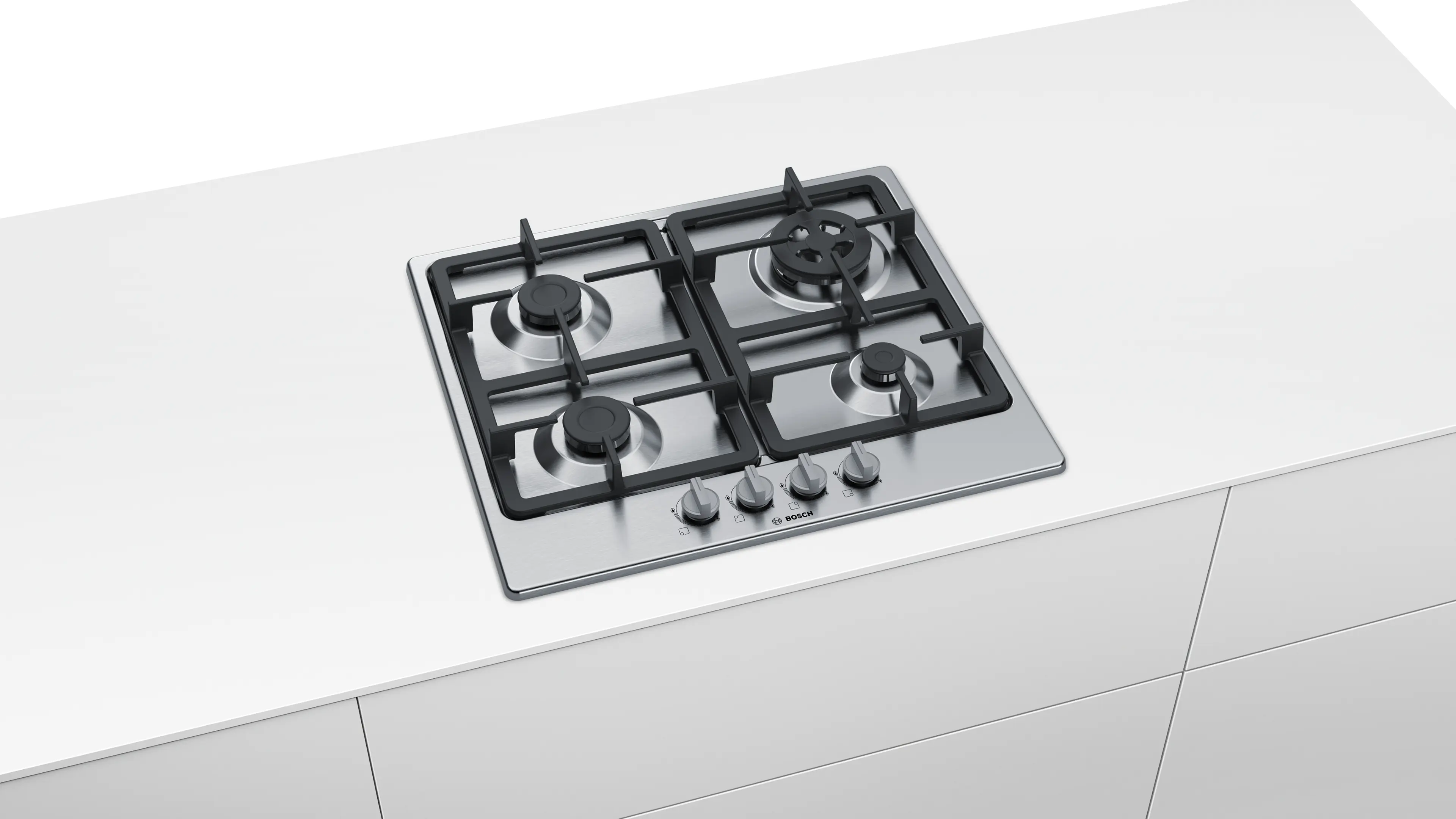 Placa Encimera Acero Inox BOSCH