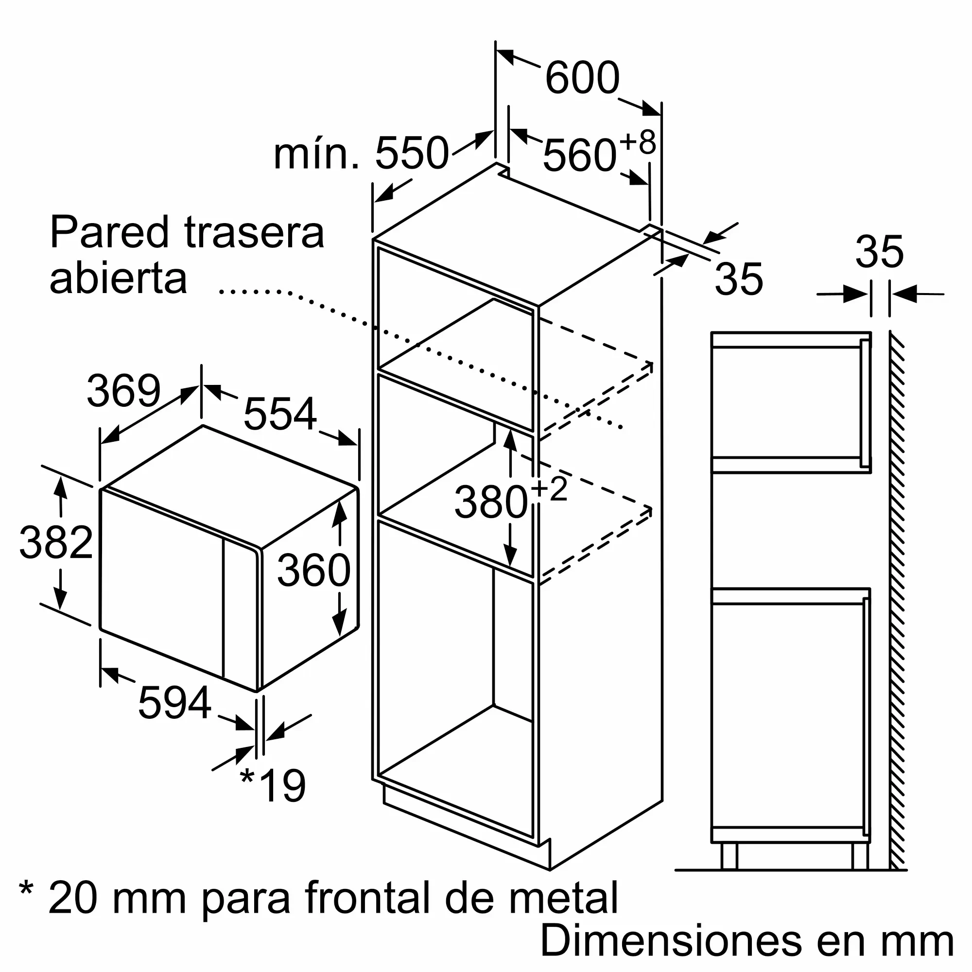 Microondas BOSCH 25 L. Digital con Grill — miniatura 3