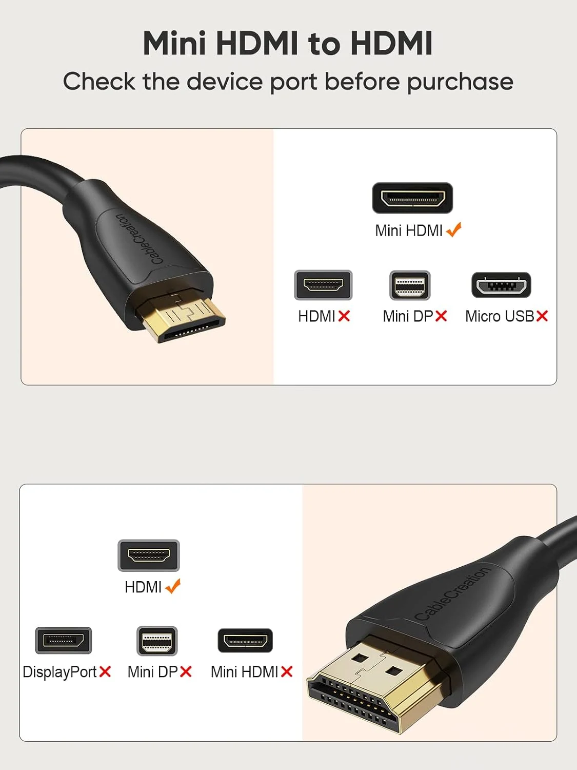 Cable mini HDMI a HDMI — miniatura 2