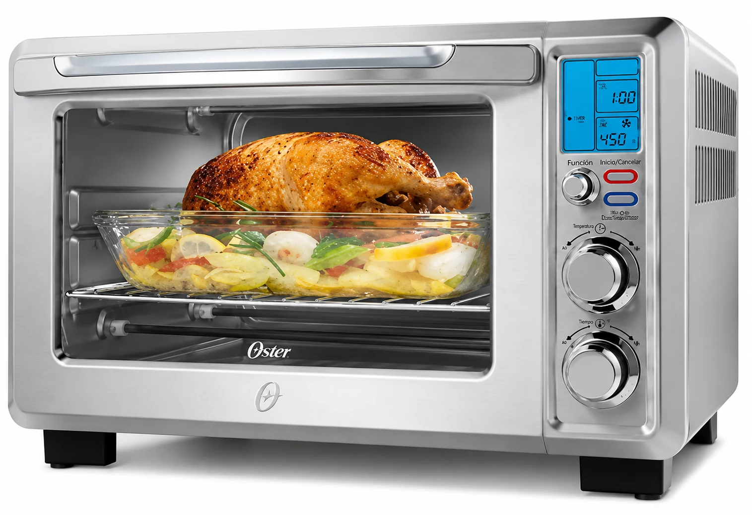 Horno de 22L Acero Inox Conveccion LCD — imagen 1