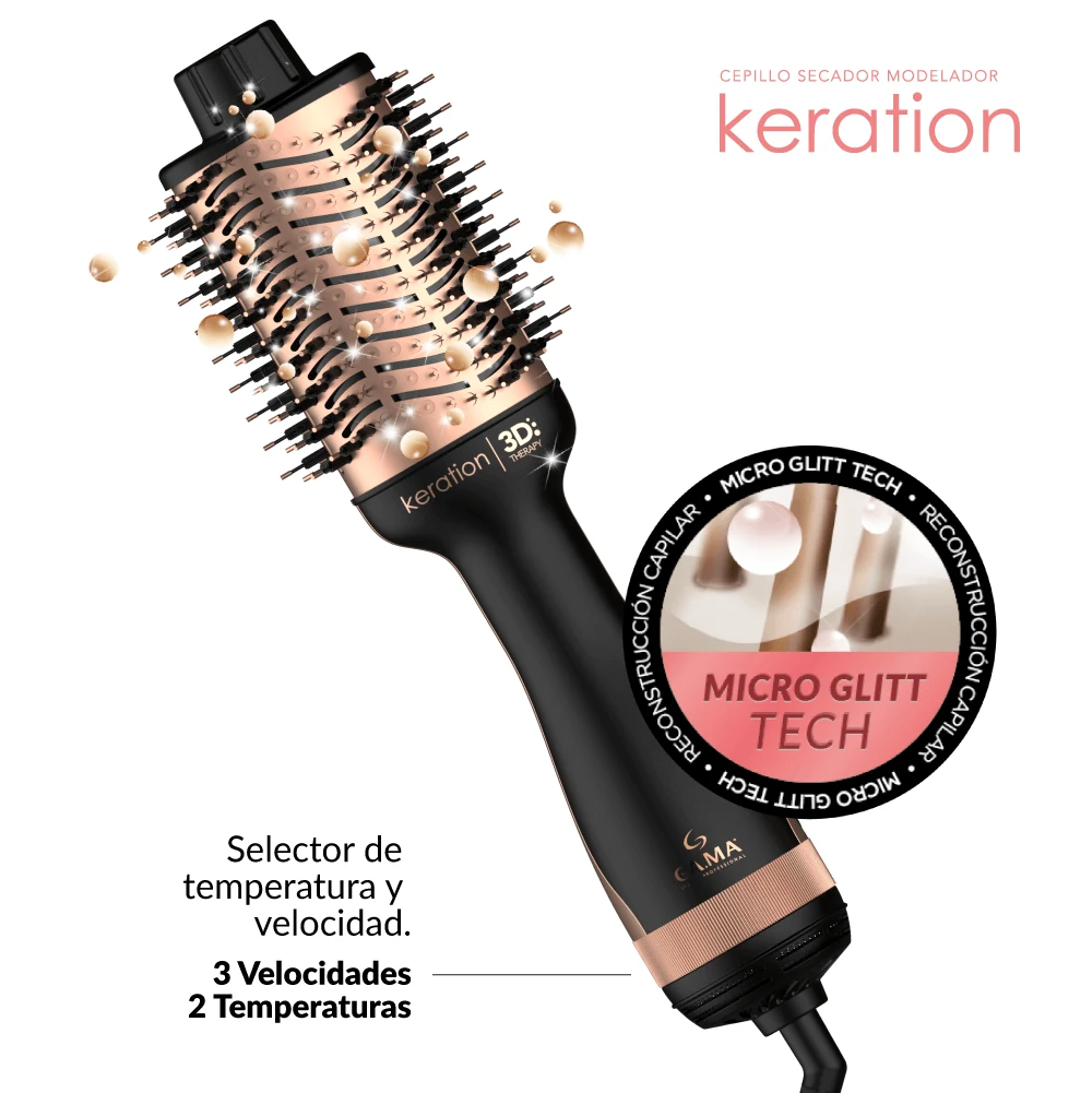 Cepillo Modelador GAMA Stylish Keration Brush 3D — miniatura 2