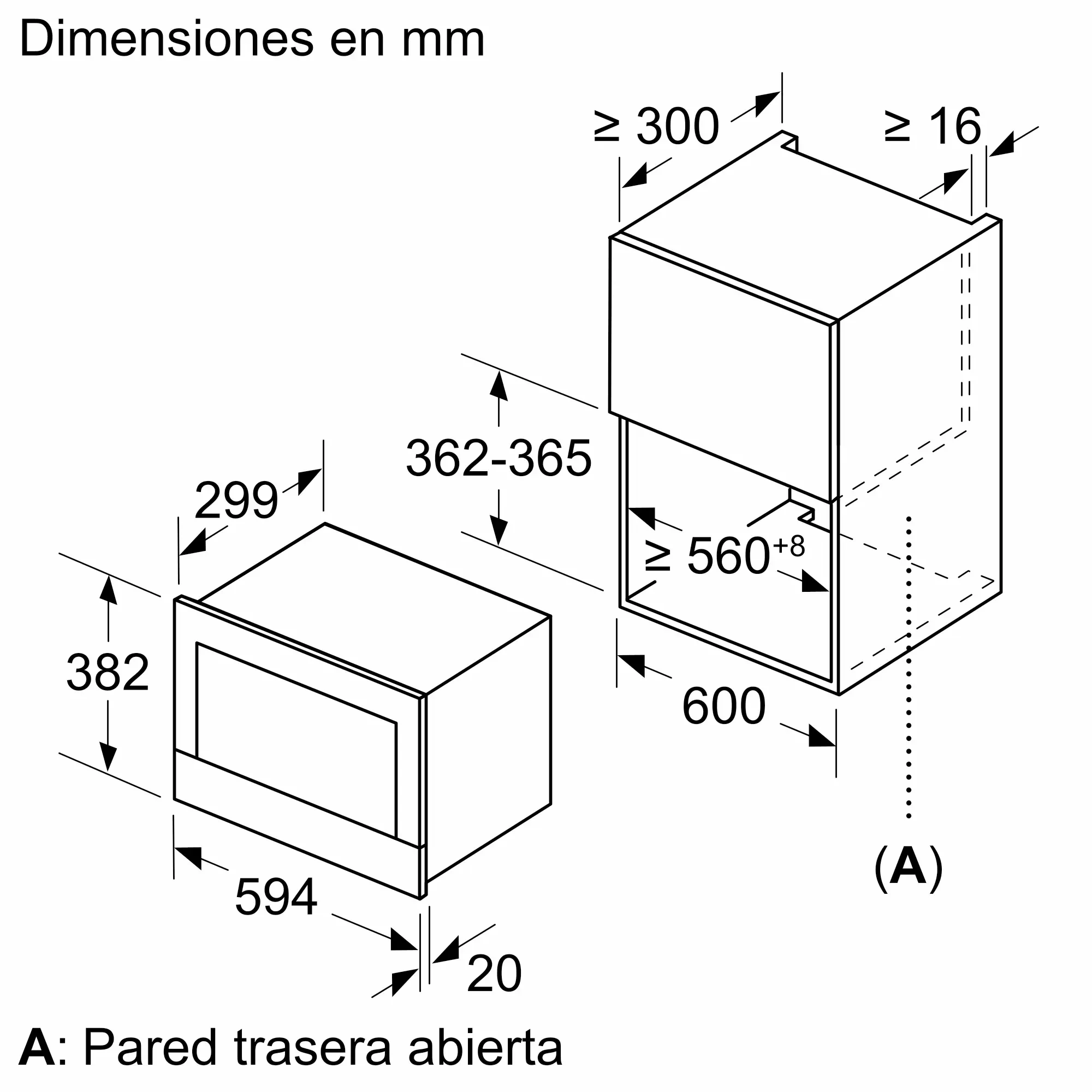Microondas Integrable BOSCH 21L con Grill — miniatura 4
