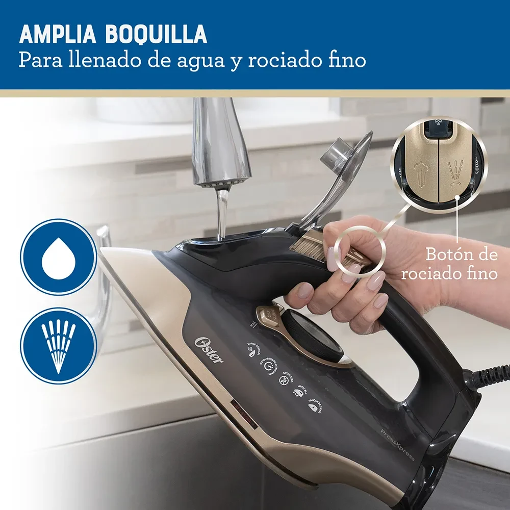 PLANCHA  DE  ROPA  EXPRESS  NEGRA — miniatura 5