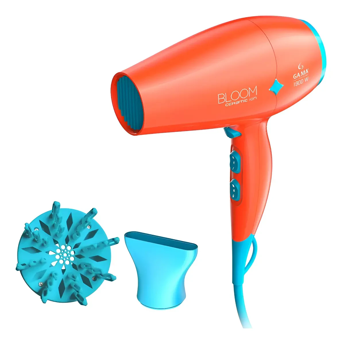 Secador GAMA Diamond Bloom Orange — imagen 1