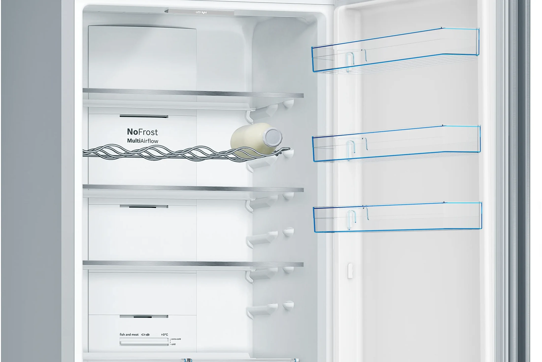 Refrigeador combinado de libre instalación Serie 4 — miniatura 3