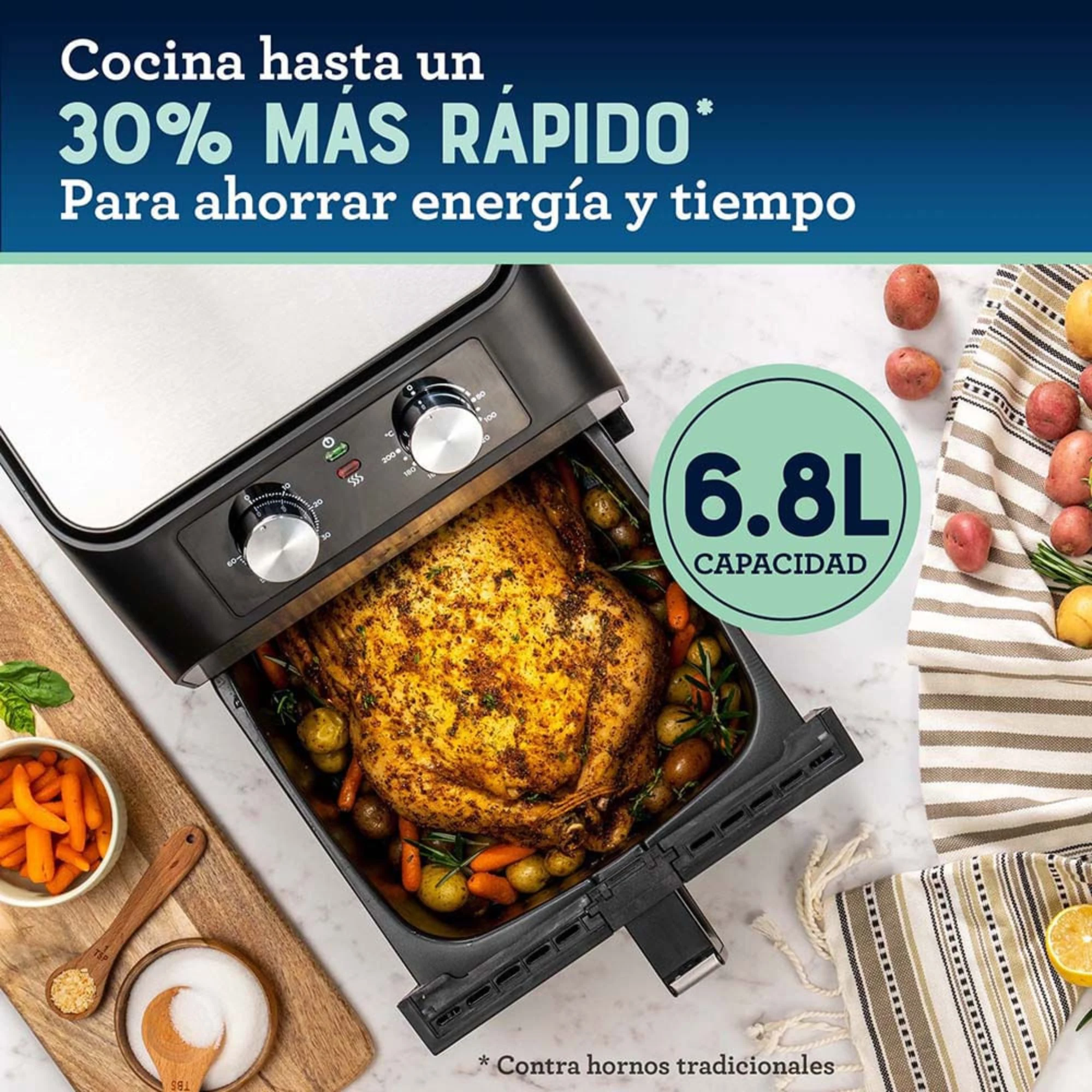 Freidora de Aire OSTER Manual de 6,8L — miniatura 3