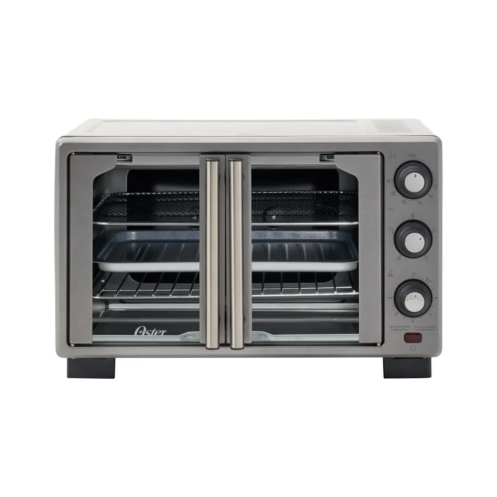 Oster Horno, con Freidora de Aire, de 25 L de Capacidad, Color Gris, — imagen 1