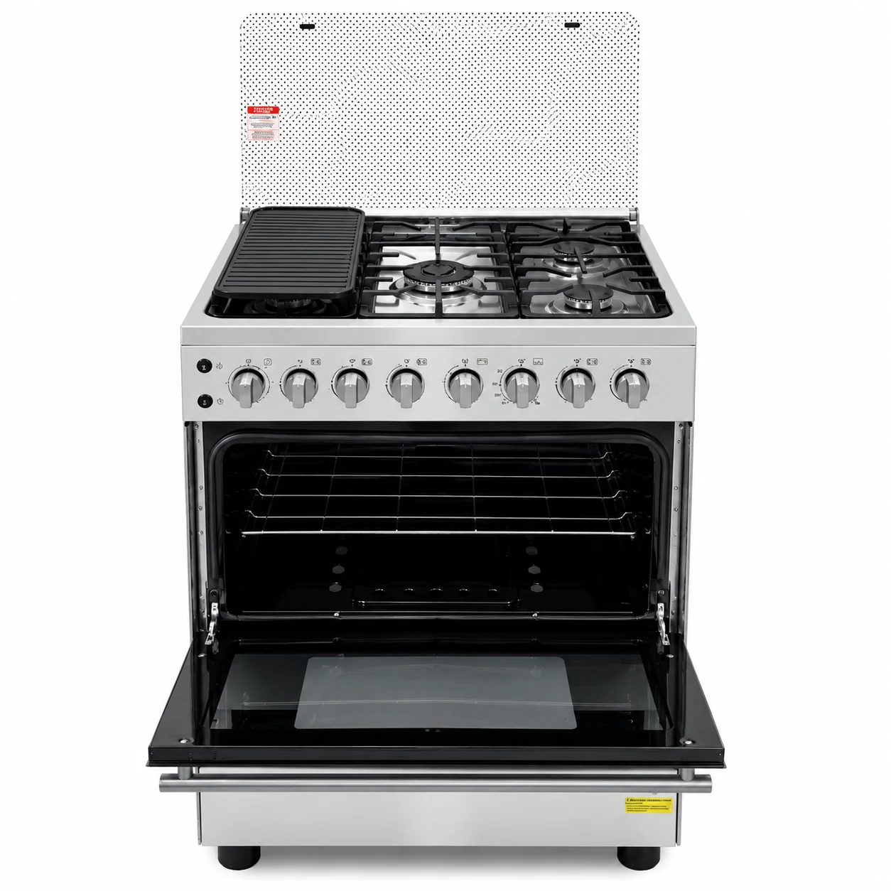 Cocina clásica Oster 5h 80 cm inox con grill a gas — miniatura 2