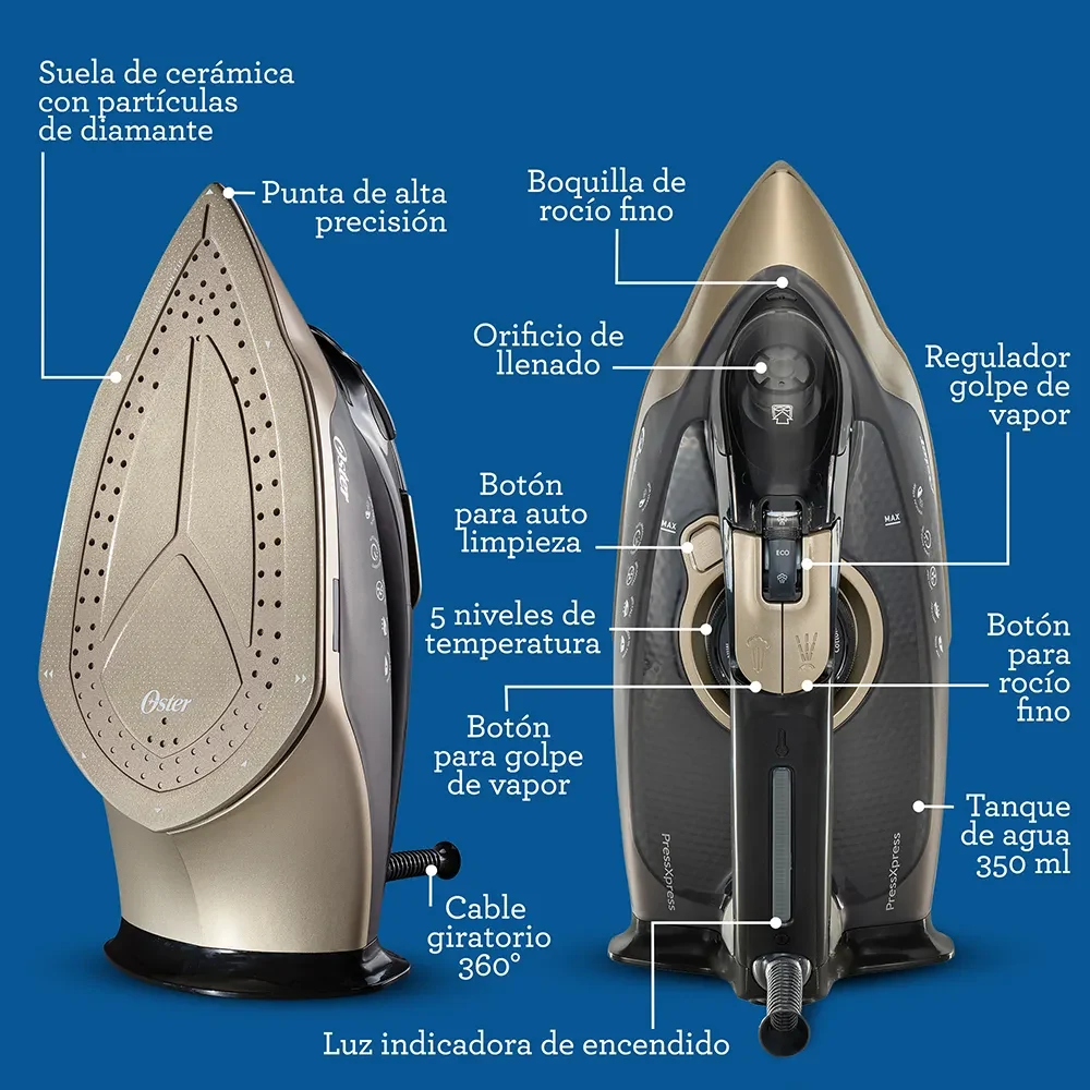 PLANCHA  DE  ROPA  EXPRESS  NEGRA — miniatura 4