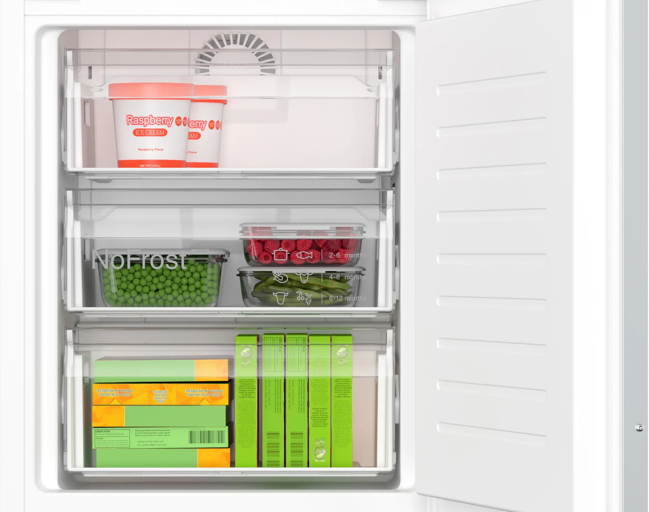 Refrigerador Combi Integrable BOSCH — miniatura 4