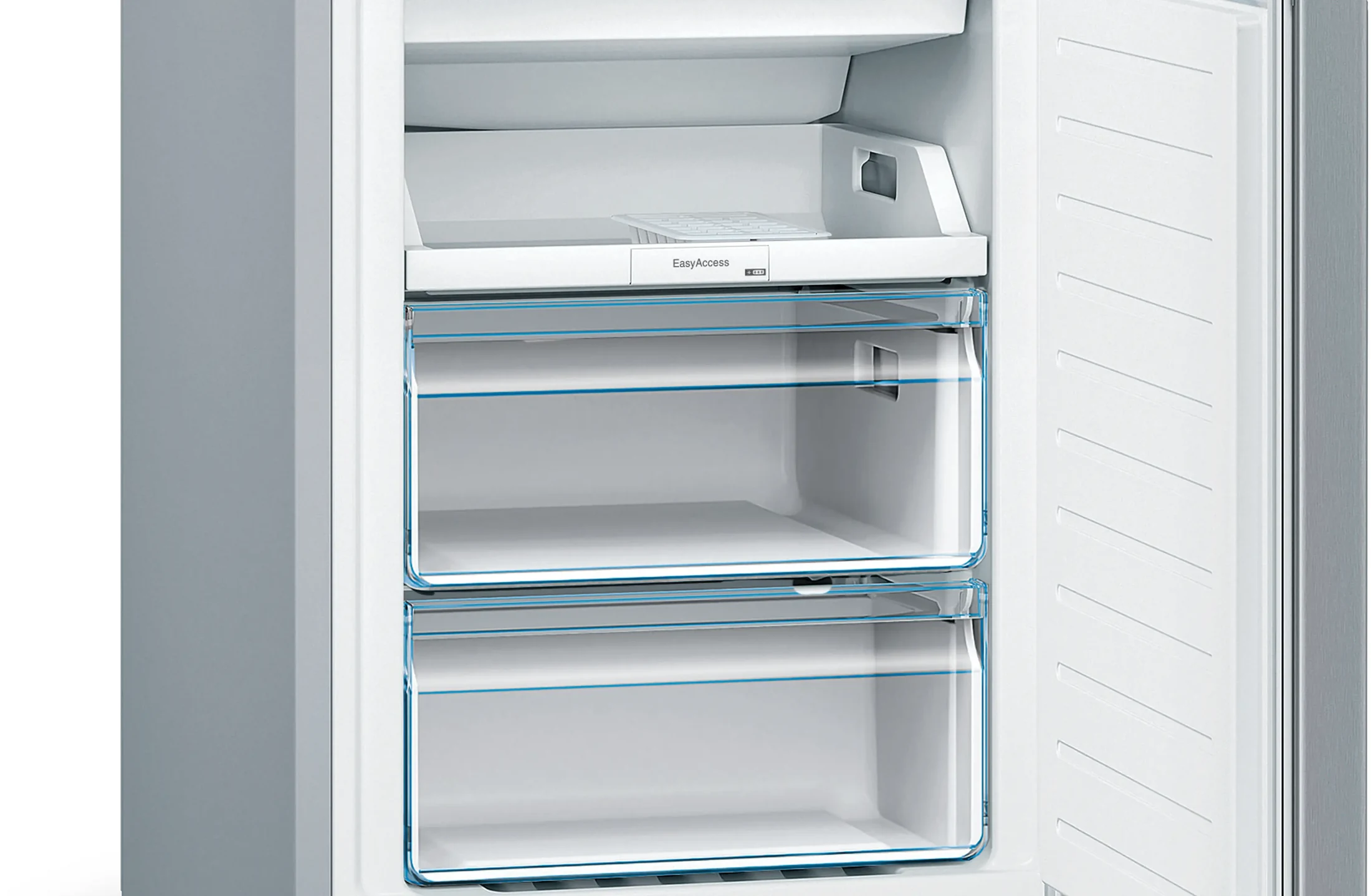 Refrigerador combinado de libre instalación, Acero mate Serie 2 — miniatura 3