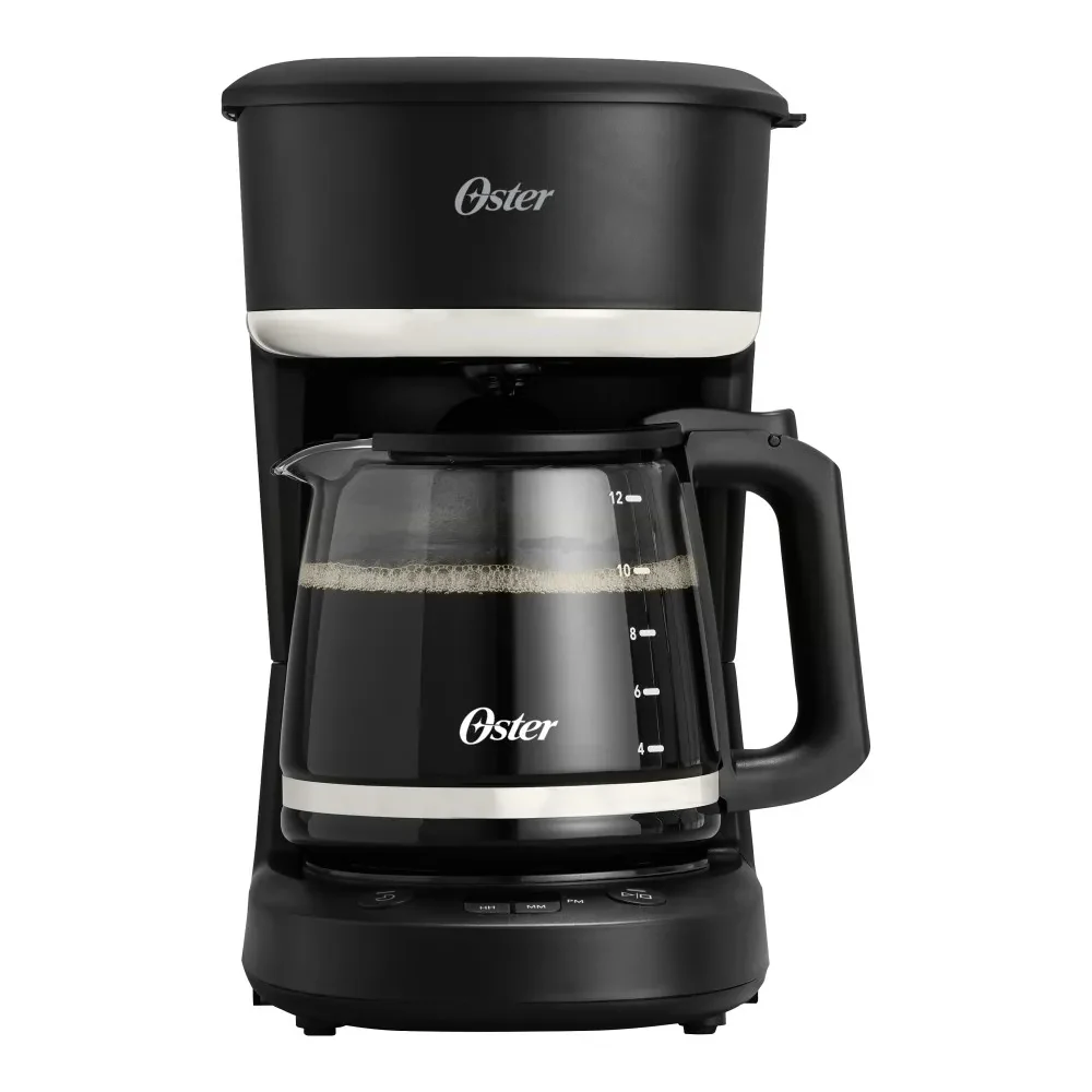 CAFETERA DE FILTRO PROGRAMABLE 12 TAZAS NEGRA — imagen 1