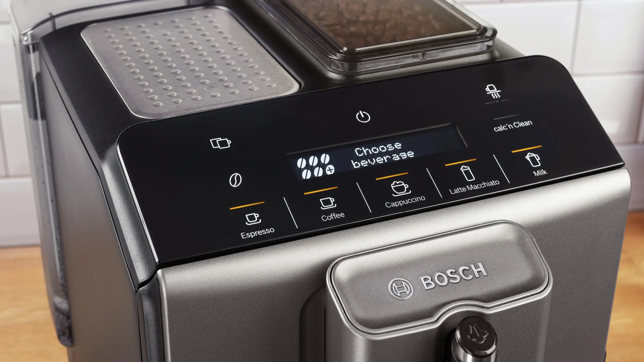 Cafetera BOSCH Superautomática Titanium Metallic — miniatura 2