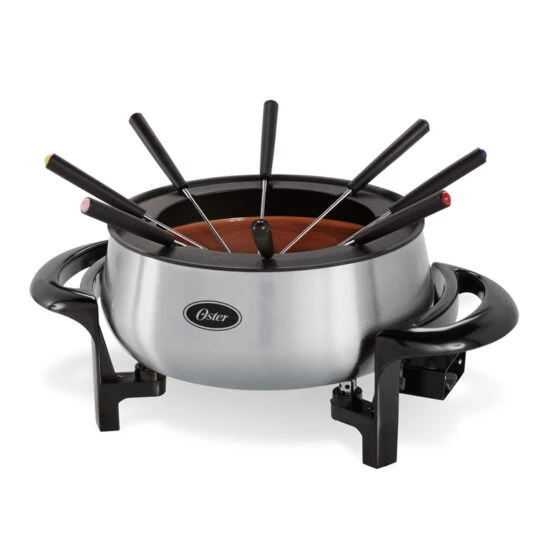 Olla Electrica de Fondue con Recubrimiento de Acero Inox — imagen 1