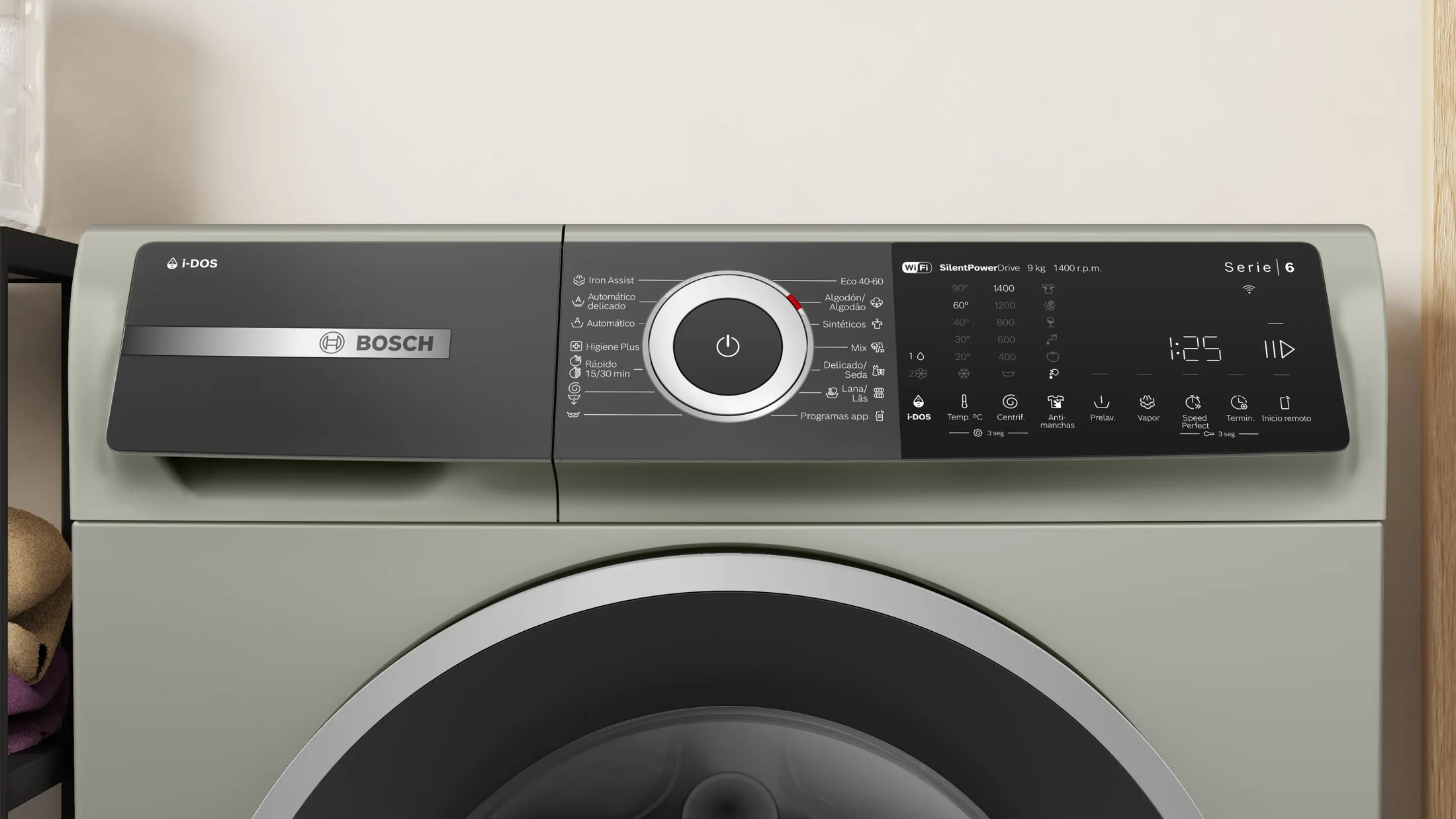 Lavadora BOSCH 9kg Acero Inox — miniatura 4
