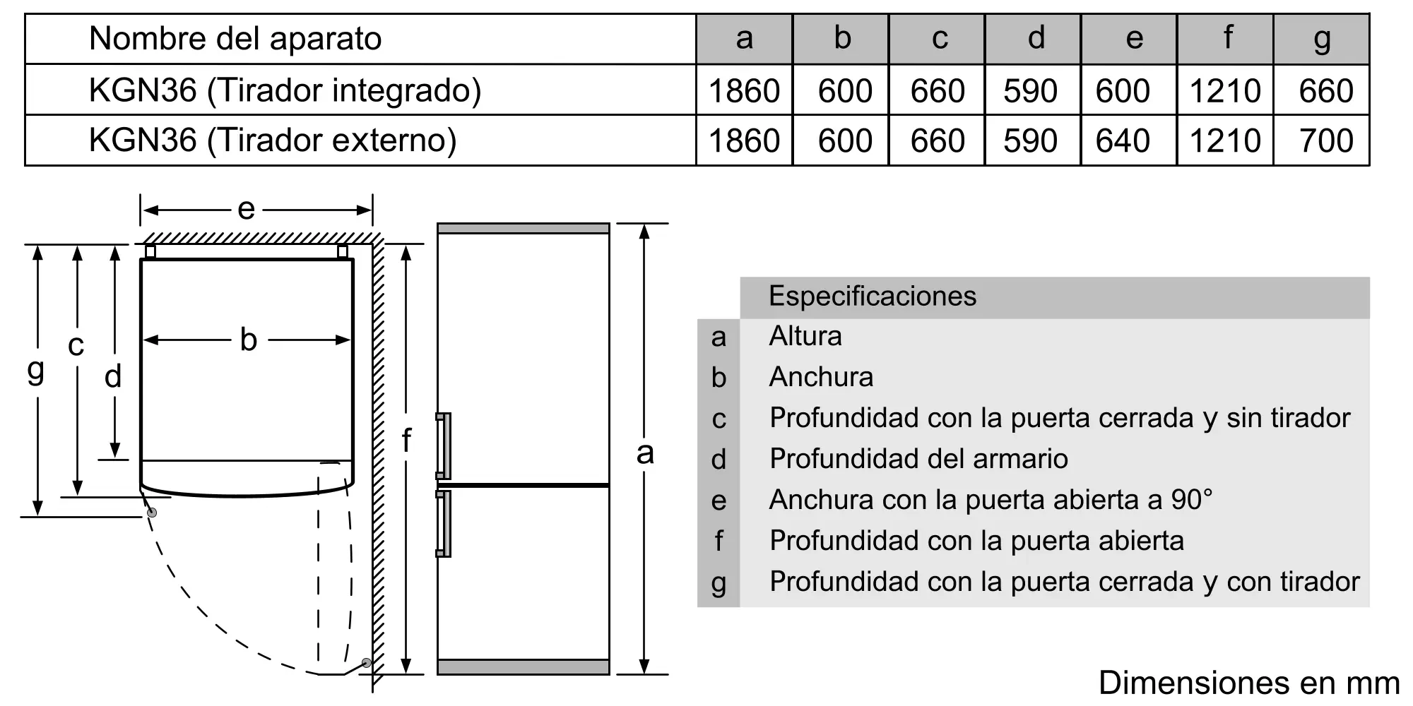 Refrigerador Acero Mate Antihuellas BOSCH — miniatura 5