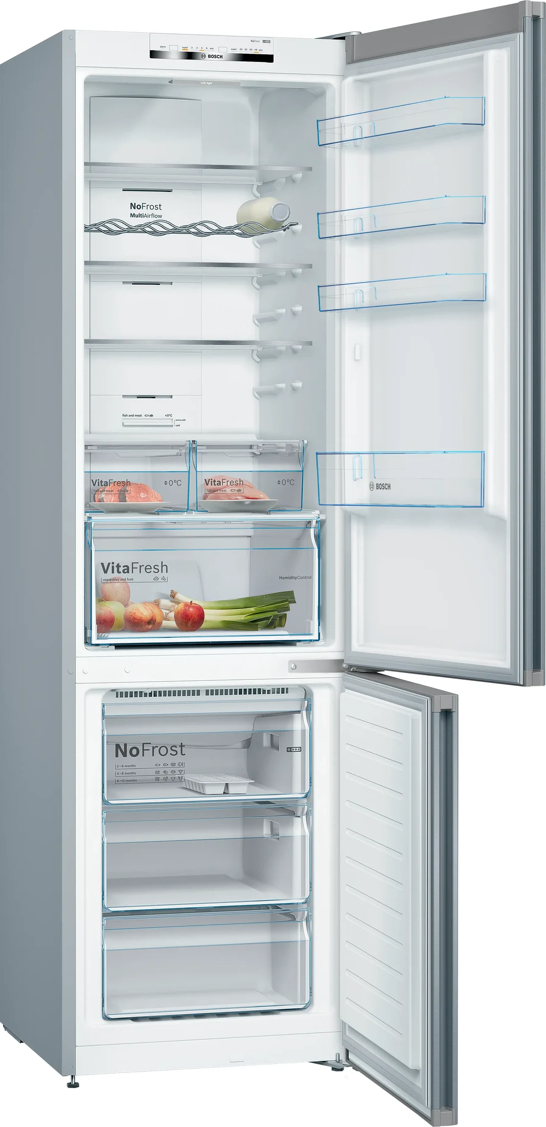 Refrigeador combinado de libre instalación Serie 4 — miniatura 2
