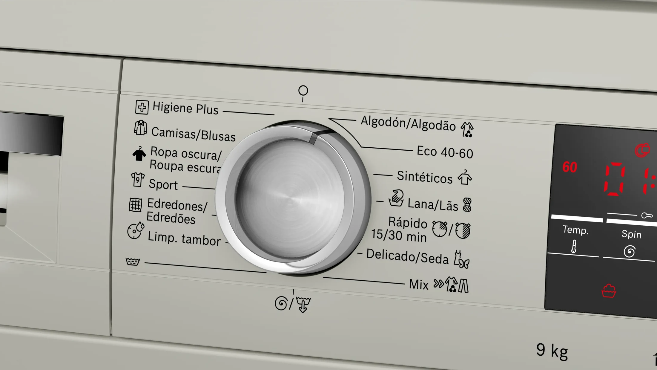 Lavadora BOSCH Acero Inox 9kg — miniatura 3