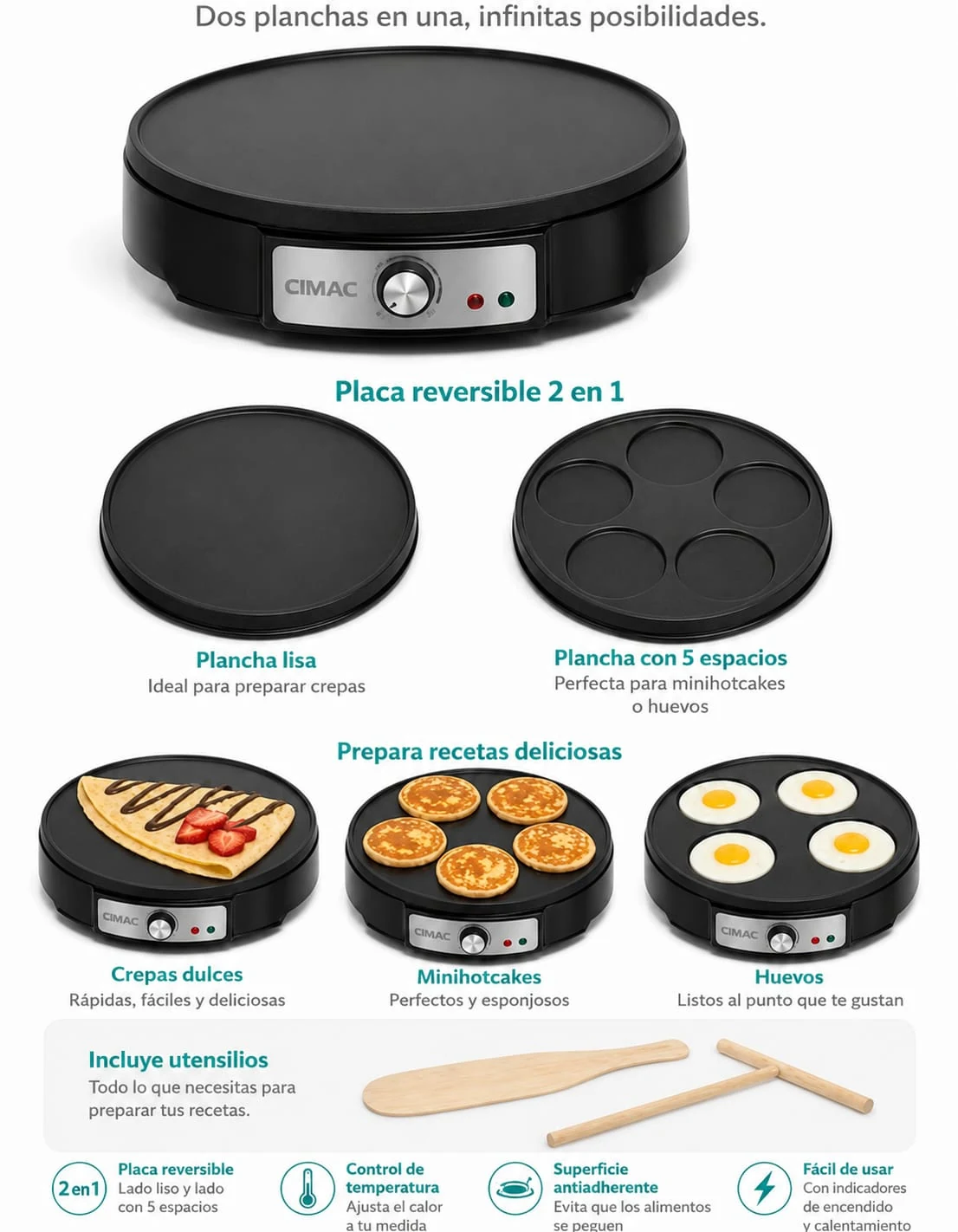 Crepera CIMAC 2 en 1 — miniatura 2