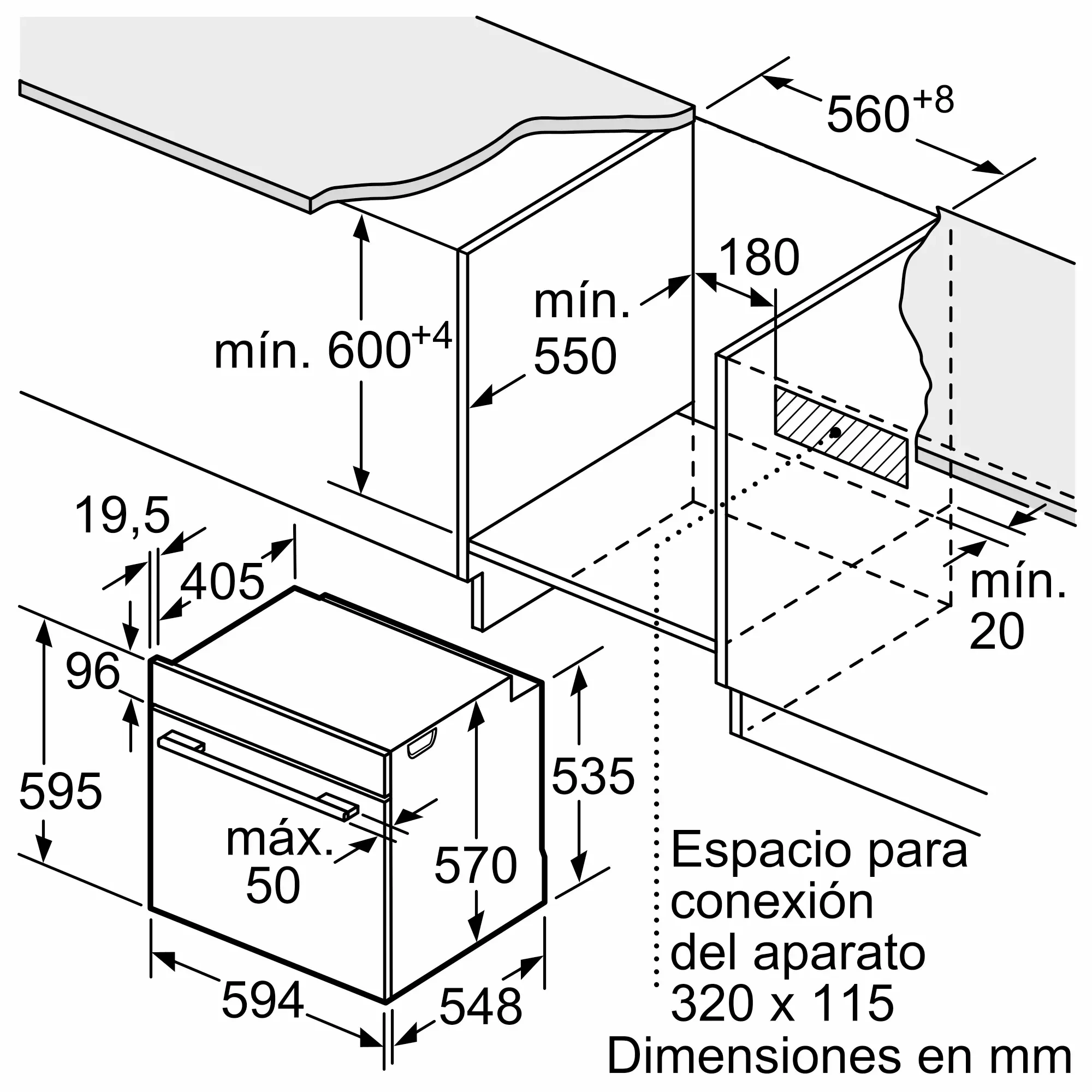 Horno Eléctrico Empotrable Acero BOSCH — miniatura 4