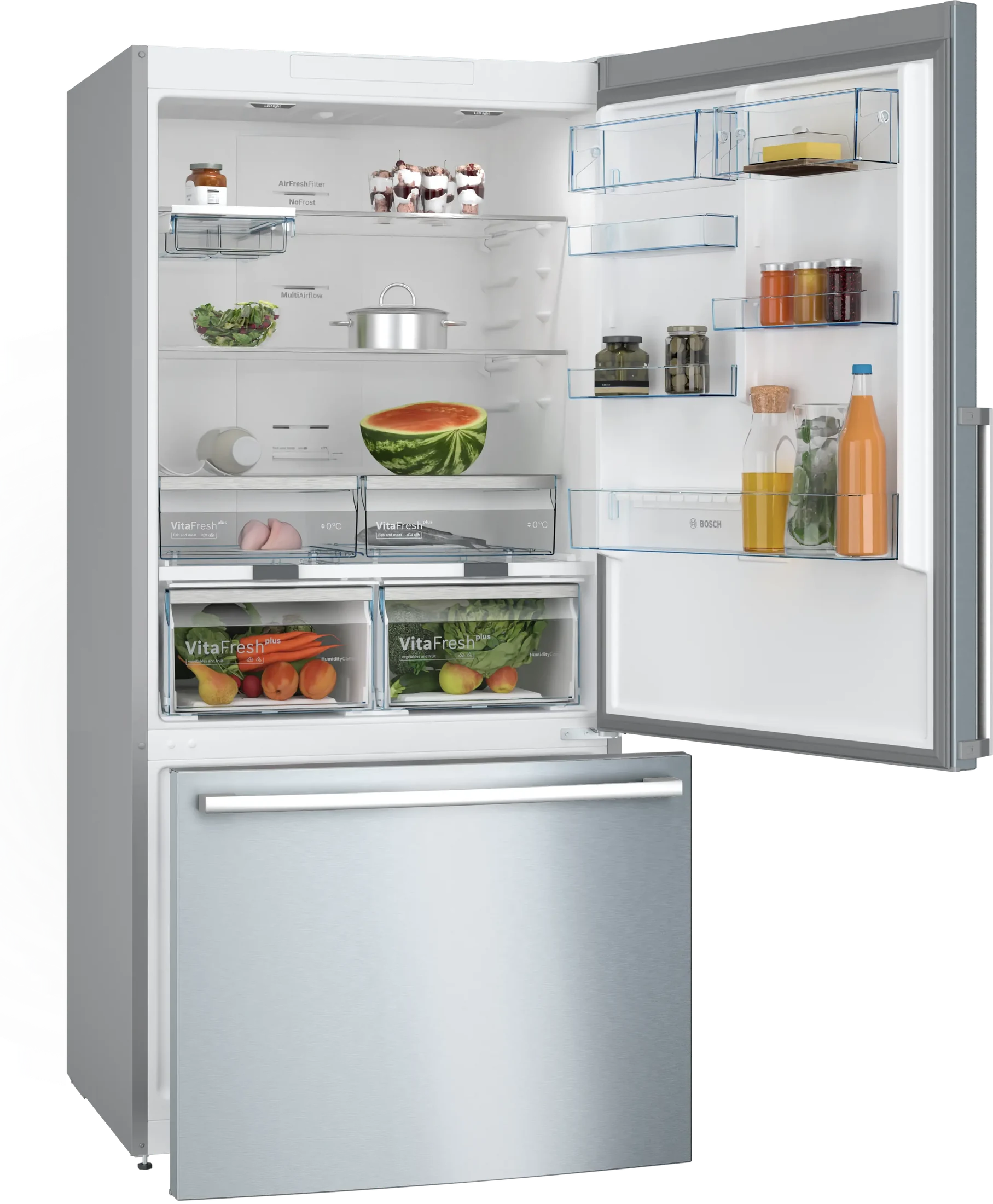 Refrigedor BOSCH Acero Nofrost Serie 4 — miniatura 3