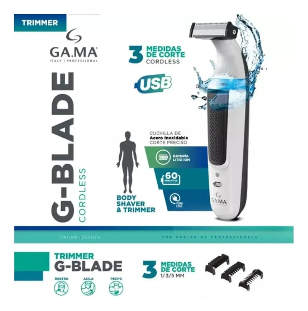 Afeitadora  GAMA G Blade-Wet & Dry — miniatura 4