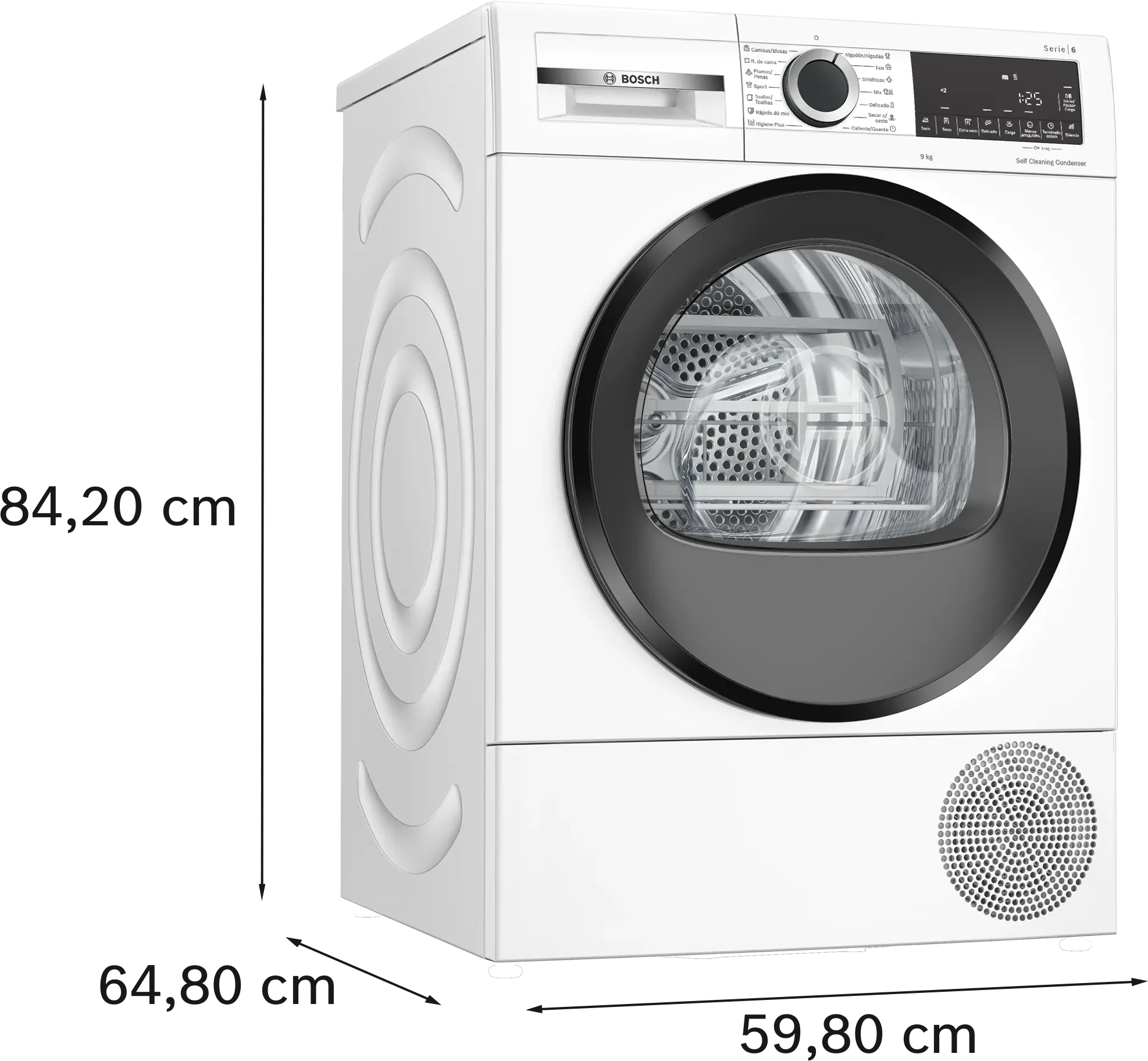 Secadora de Ropa BOSCH 9Kg — miniatura 6