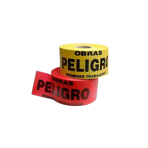 CINTA PELIGRO / PERSONAS TRABAJANDO EN COLOR ROJO U AMARILLO