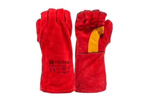 GUANTE SOLDADOR COLOR ROJO TGS 400