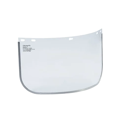 VISOR DE POLICARBONATO CON FILO DE ALUMINIO 