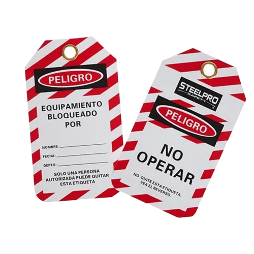 TARJETA DE NO OPERAR