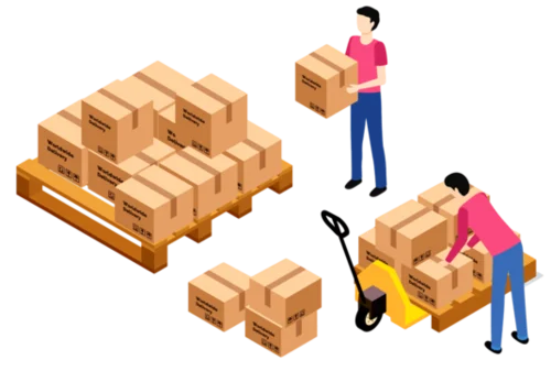 Manipulación de productos en almacenes